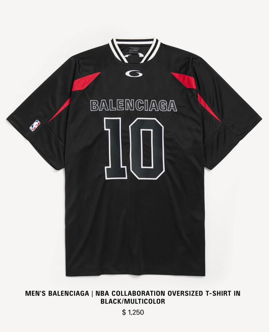 Balenciaga NBA Oversized Jersey